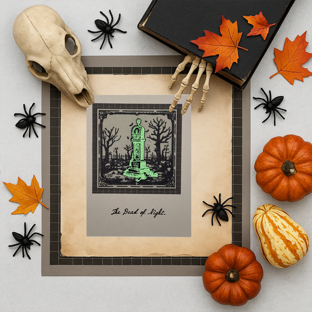Haunted Green Gothic Greeting Cards