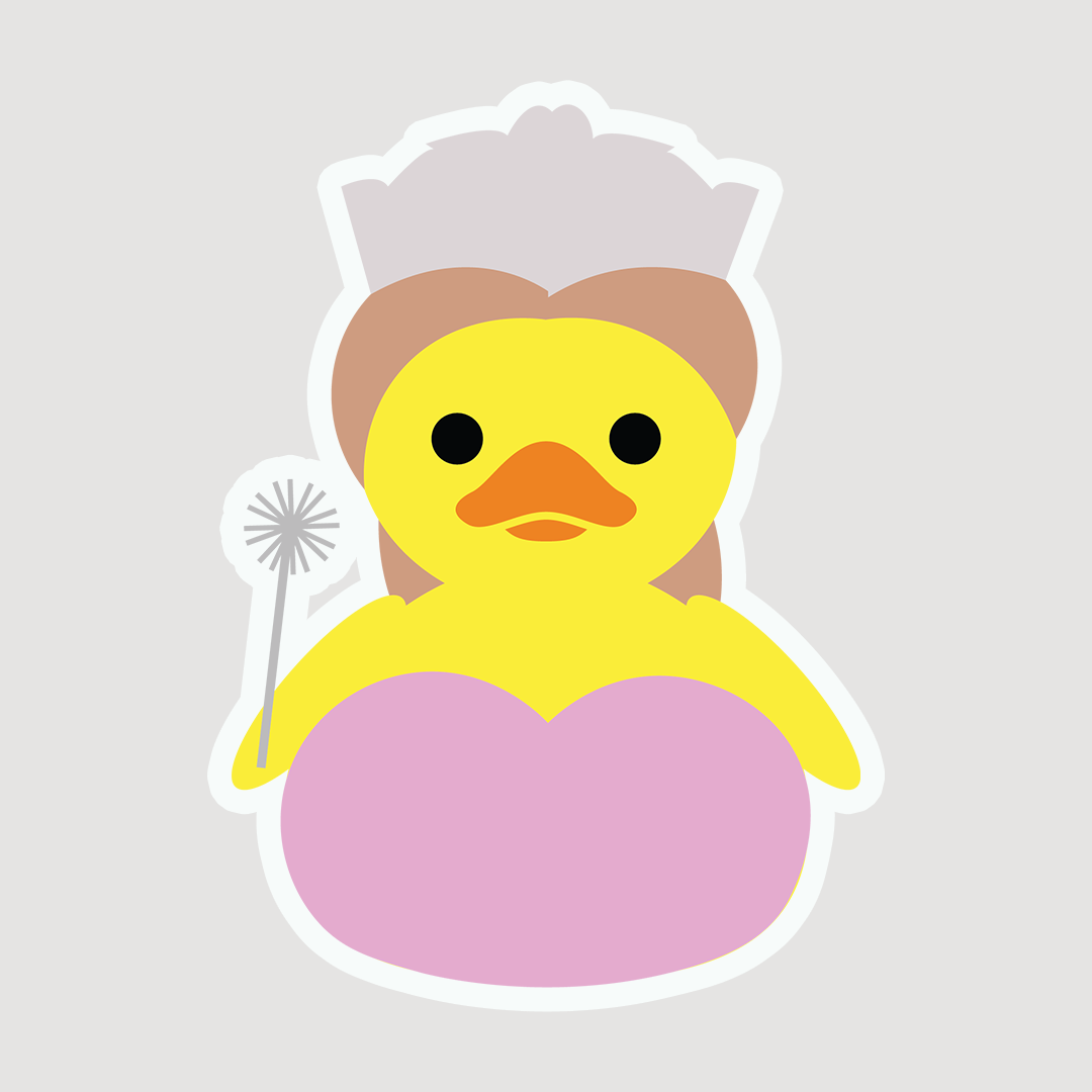 Galinda Duckie Sticker