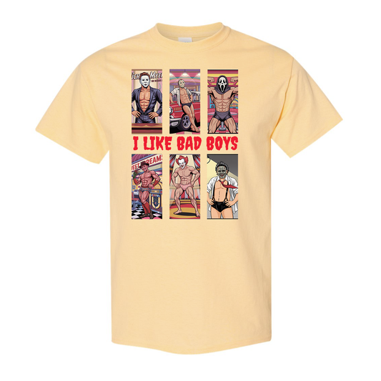 I Like Bad Boys Short Sleeve T Shirt