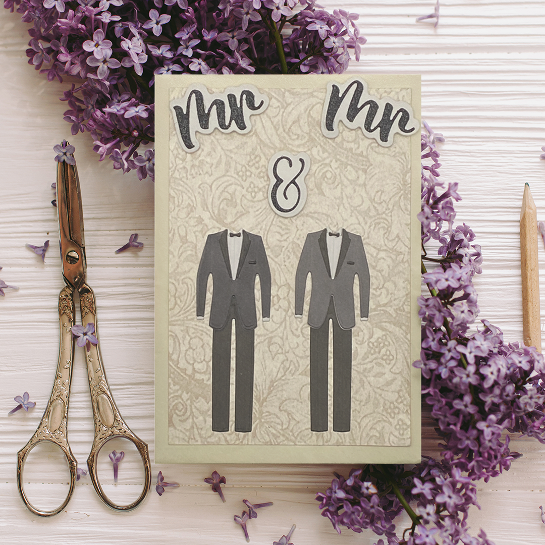 Mr. & Mr. Wedding Card