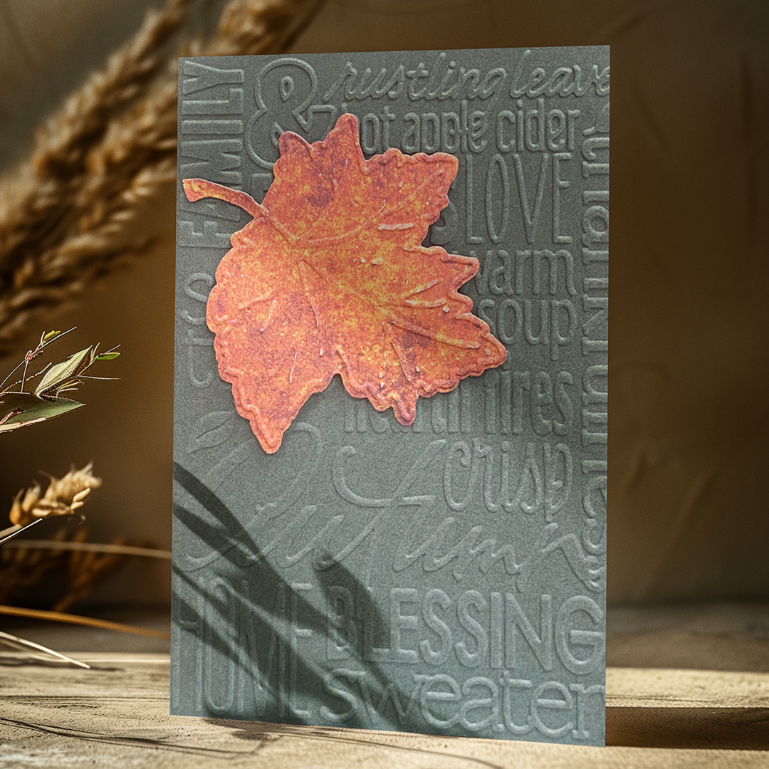 Fall Leaf Greeting Card