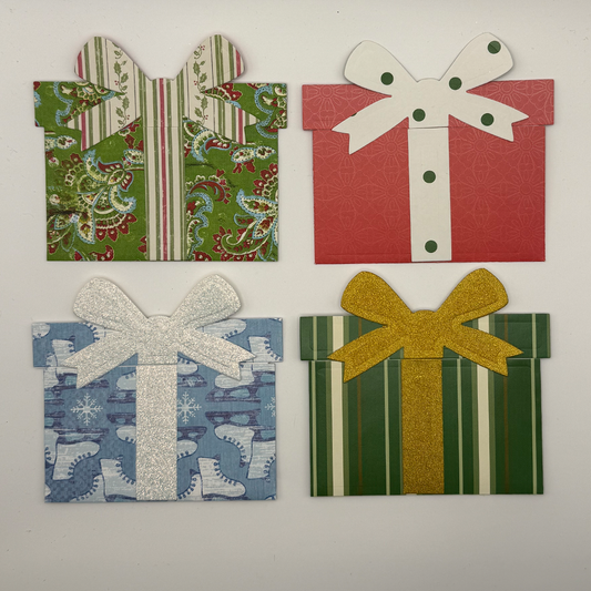 Holiday Gift Card Holder Set – Pack of 4