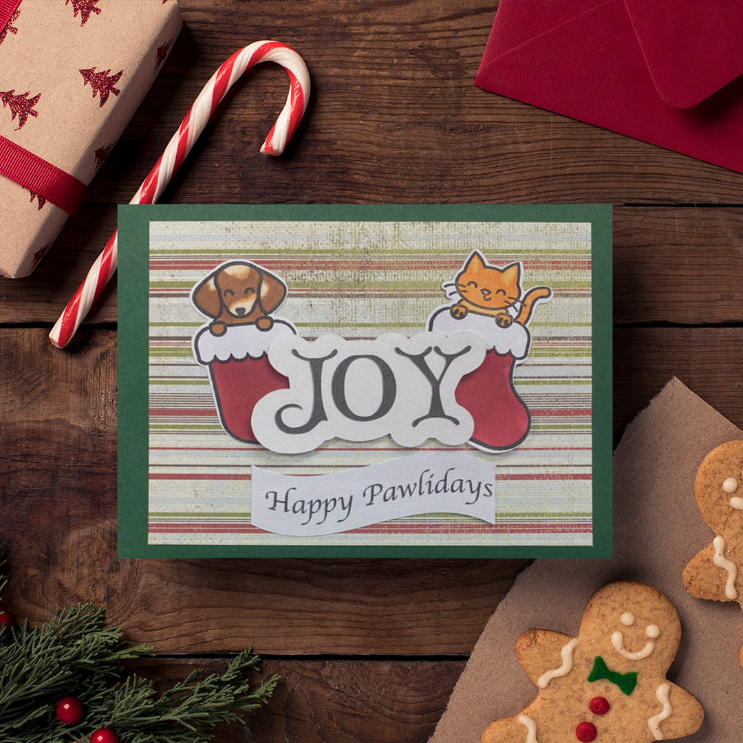 Happy Pawlidays  Greeting Card