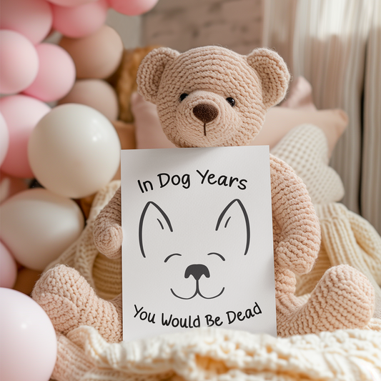 In Dog Years Greeting Card.