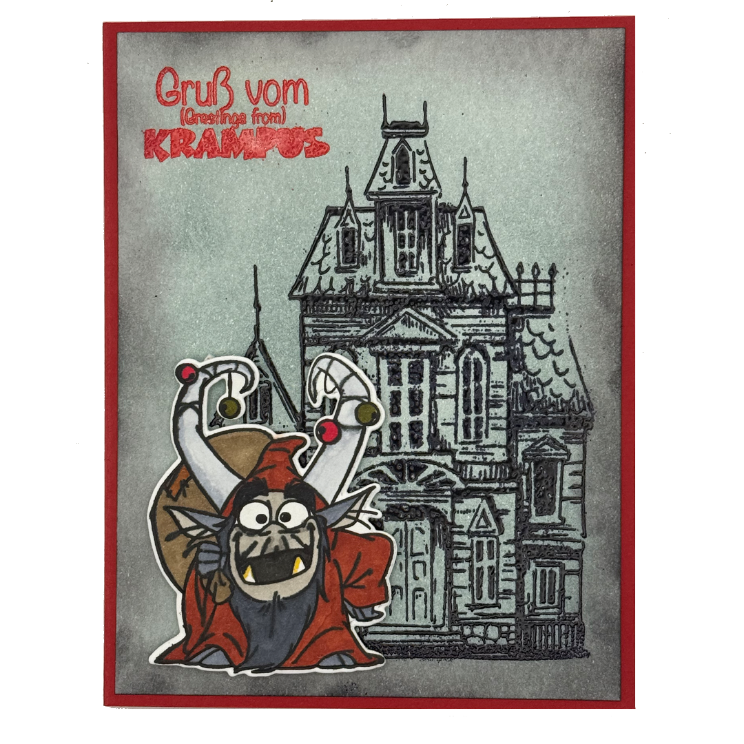 Krampus Holiday Card