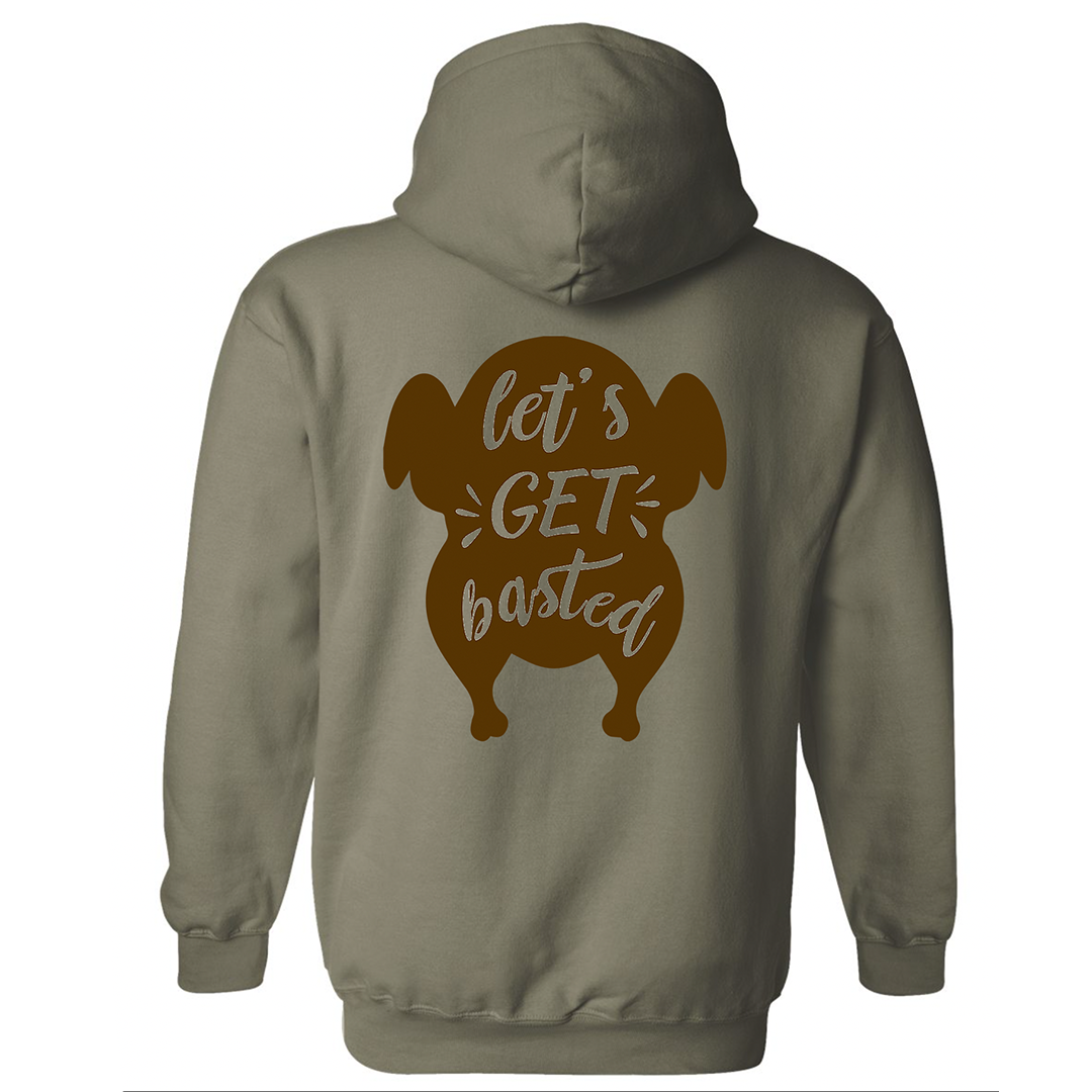 Naughty Bear Thanksgiving Hoodies — “Gobble Me / Swallow Me” & “Let’s Get Basted”