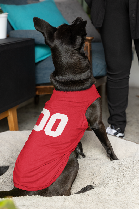 Mock OSU Jersey Dog T Shirt