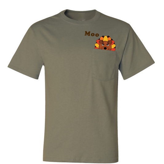 Moo Pocket Short Sleeve T Shirt