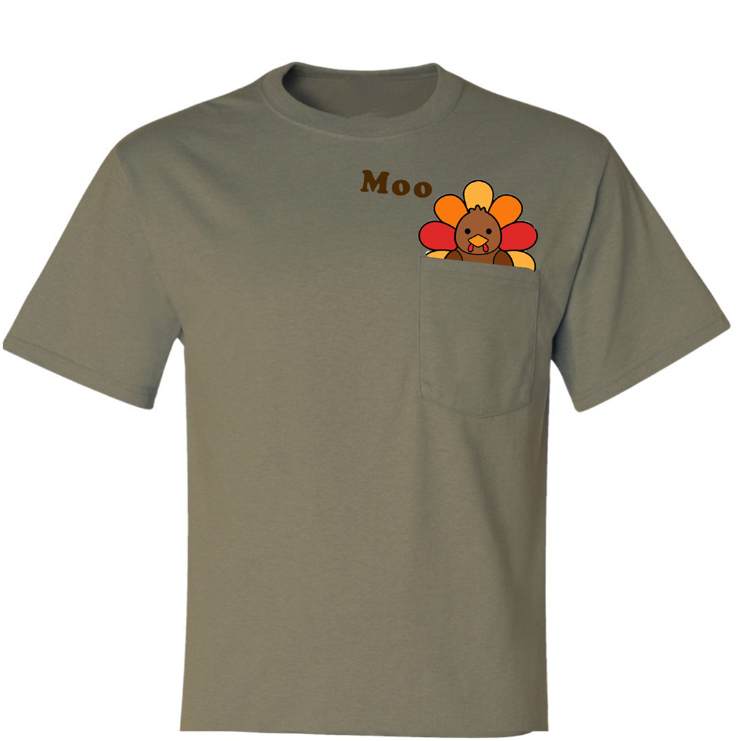 Moo Pocket Short Sleeve T Shirt