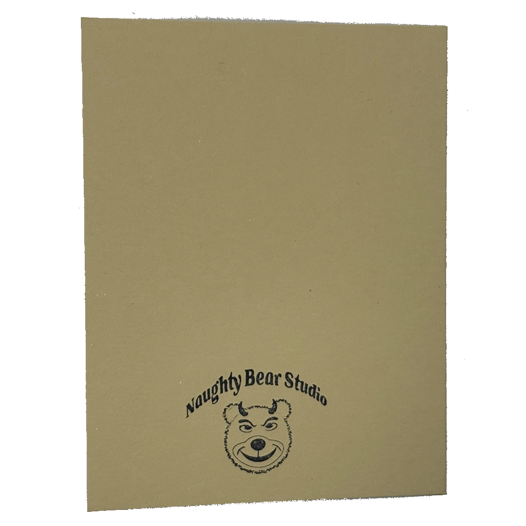 Vintage Holly &amp; Poinsettia Christmas Card – Handmade Holiday Greeting