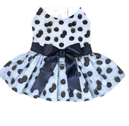 Blackberries Pet Harness Dress